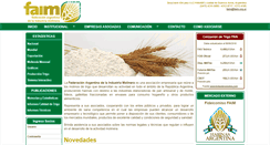 Desktop Screenshot of faim.org.ar